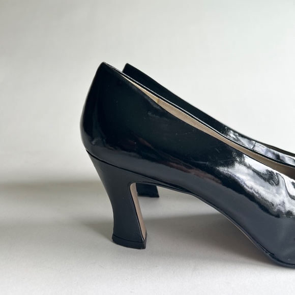 Laura Scott Black Patent Leather Classic Heels size 10 - Picture 16 of 16